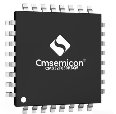 CMS32F030K6Q6 IC 칩 플래시 MCU 초집적화되 한 정지 온도조절 장치 솔루션