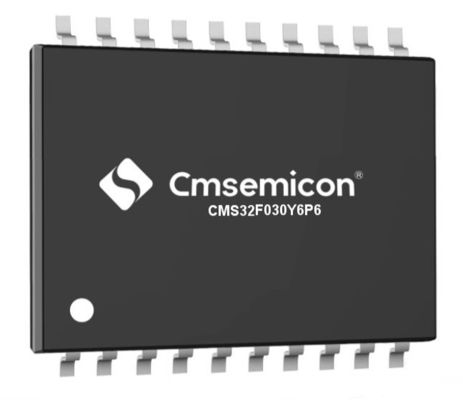 CMS32F030K6Q6 IC 칩 플래시 MCU 초집적화되 한 정지 온도조절 장치 솔루션